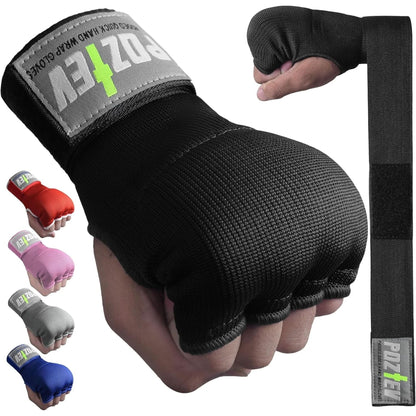 Boxing Hand Wraps for Men & Women - Boxing Quick Wraps Inner Gloves Kickboxing Handwraps for Boxing Gloves Gear Knuckle Support Elastic Wrist Straps for Training MMA Shadowboxing Muay Thai