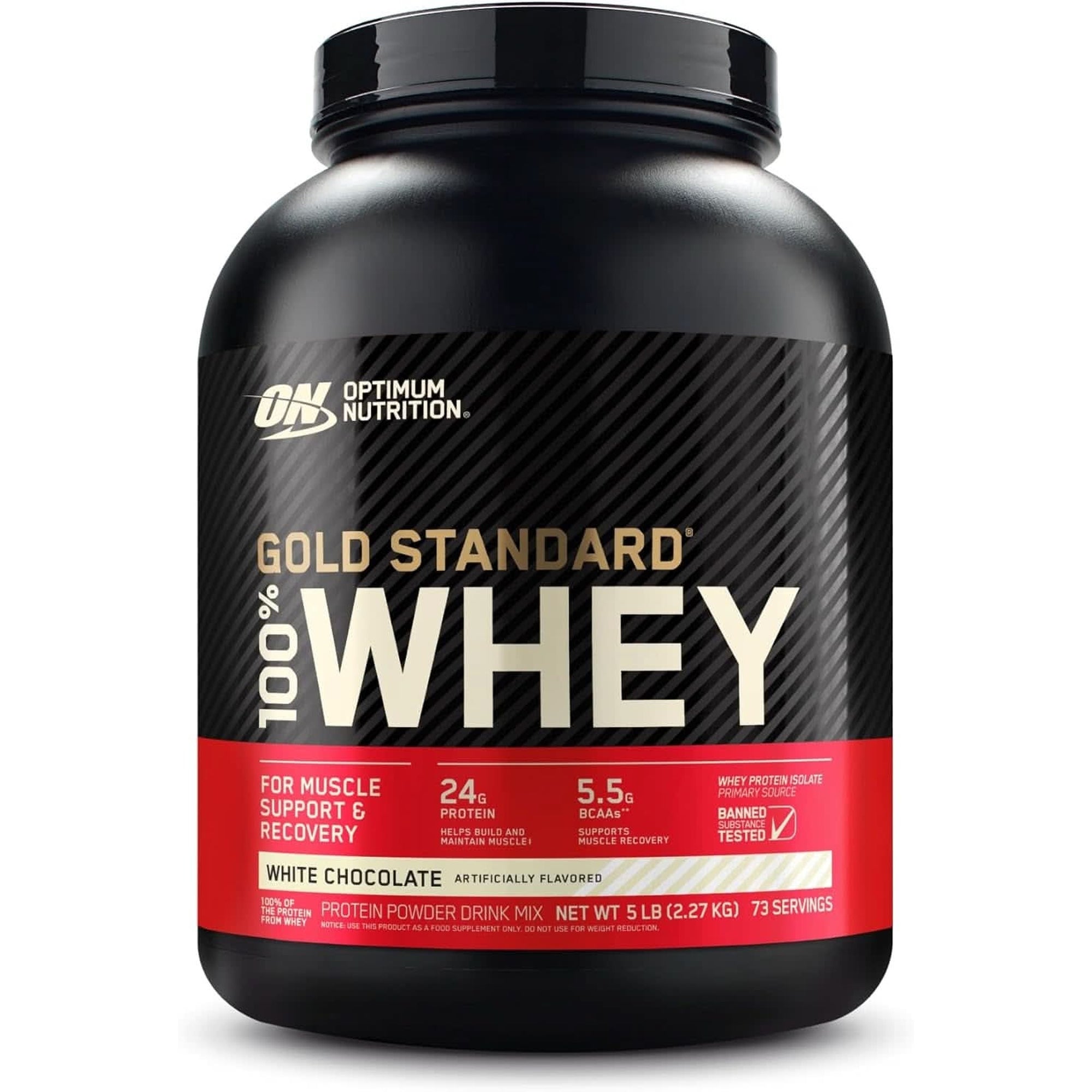 Optimum Nutrition Gold Standard 100% Whey Protein Powder, Double Rich Chocolate, 2 Pound (Packaging May Vary)