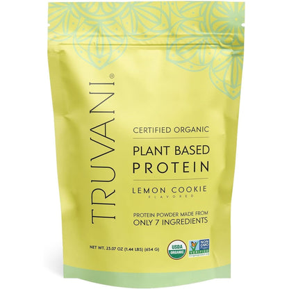 Truvani Pea Protein Powder, Vanilla, 20.9Oz, 1Pk, 20 Servings