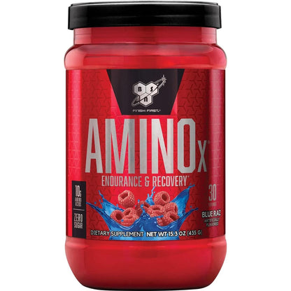 BSN Amino X Muscle Recovery & Endurance Powder with Bcaas, Intra Workout Support, 10 Grams of Amino Acids, Keto Friendly, Caffeine Free, Flavor: Grape, 30 Servings (Packaging May Vary)