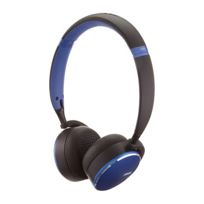 SAMSUNG AKG Y500 On-Ear Foldable Wireless Bluetooth Headphones- Blue US Version