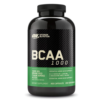 Optimum Nutrition Instantized BCAA Capsules, Keto Friendly Branched Chain Essential Amino Acids, 1000Mg, 400 Count