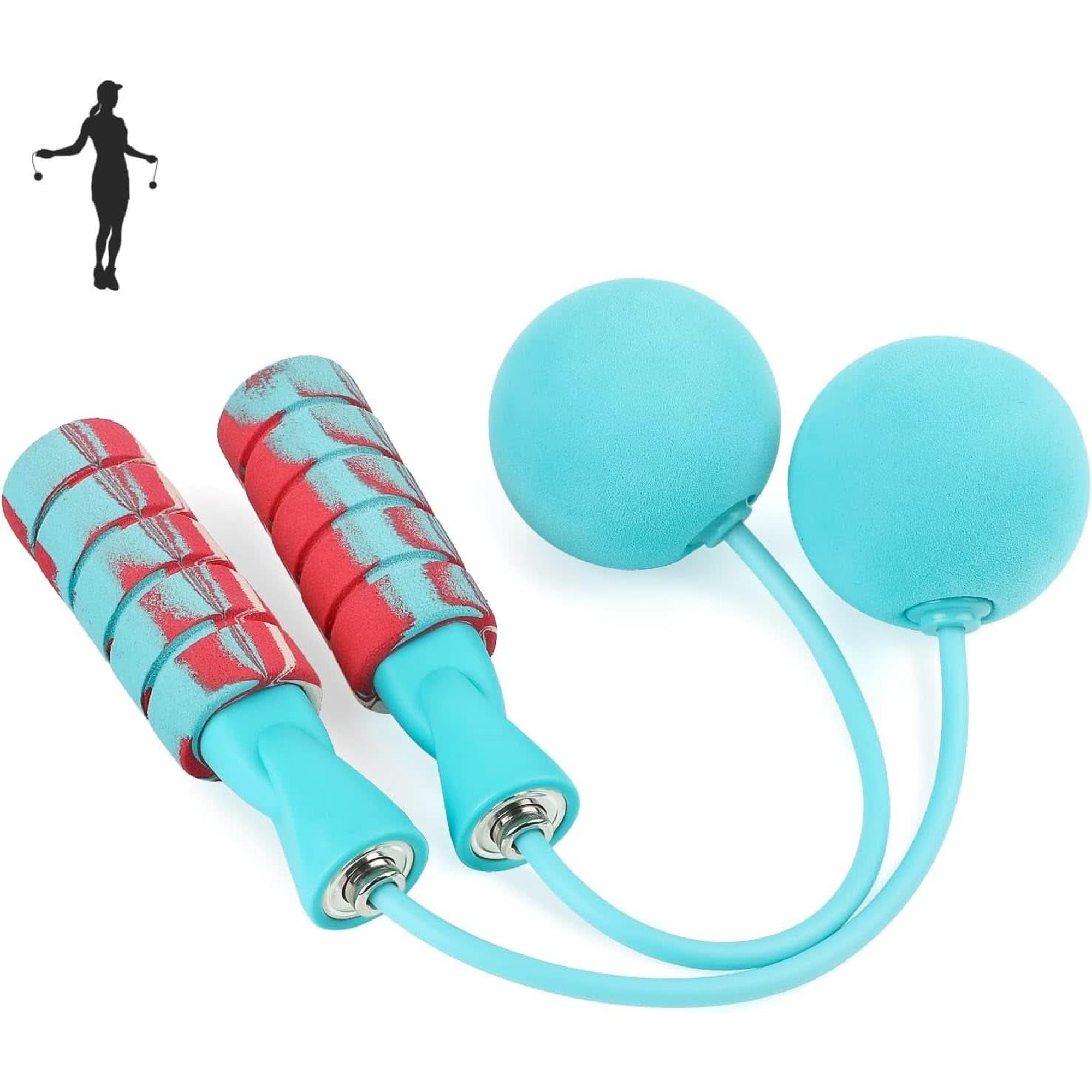 Jump Rope, Training Ropeless Skipping Rope for Fitness, Adjustable Weighted Cordless Jump Rope for Men Women Kids