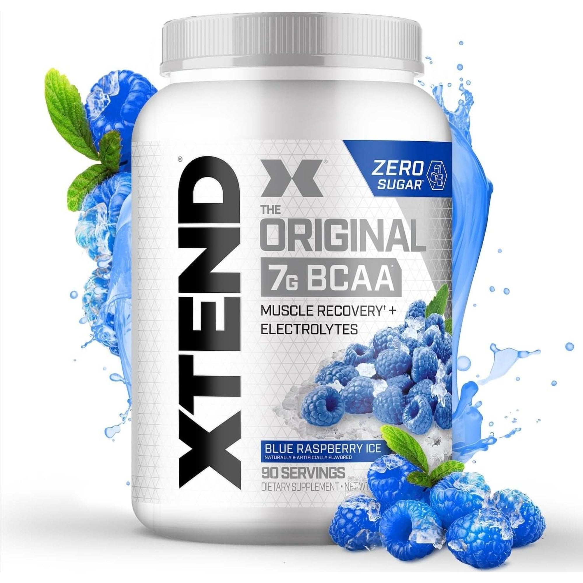 Xtend XTEND Original BCAA Powder 7G BCAA and 2.5G L-Glutamine, Sugar Free Post Workout Muscle Recovery Drink with Amino Acids for Men & Women, 30 Servings