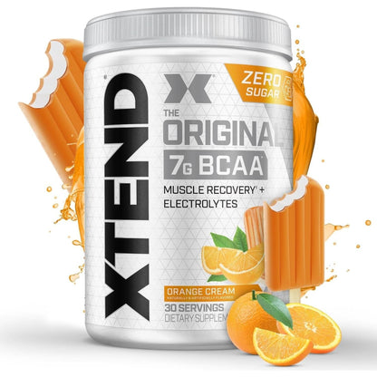 Xtend XTEND Original BCAA Powder 7G BCAA and 2.5G L-Glutamine, Sugar Free Post Workout Muscle Recovery Drink with Amino Acids for Men & Women, 30 Servings