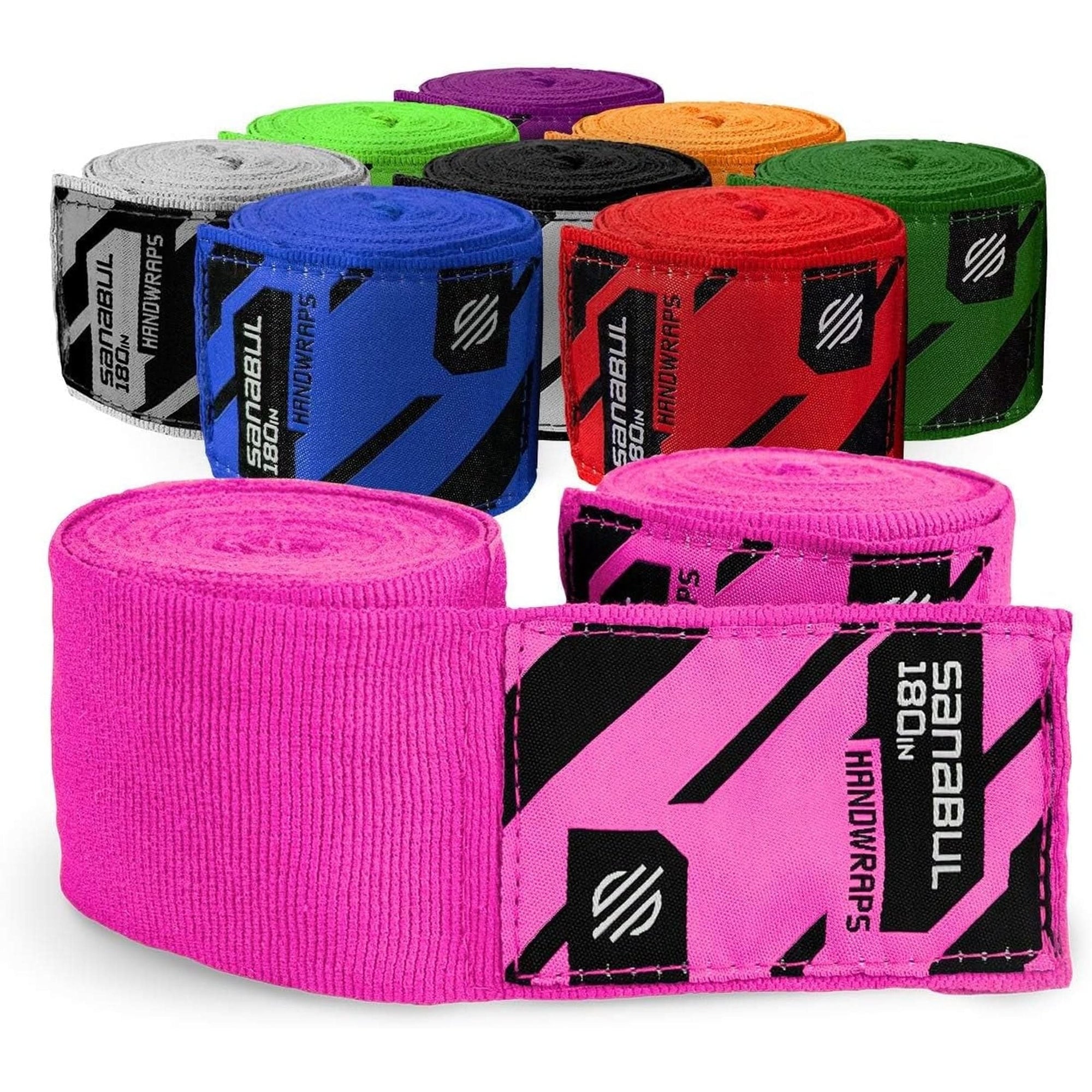 Sanabul Elastic 180 Inch Boxing Handwraps | Boxing Gloves Muay Thai MMA Boxing Hand Wraps