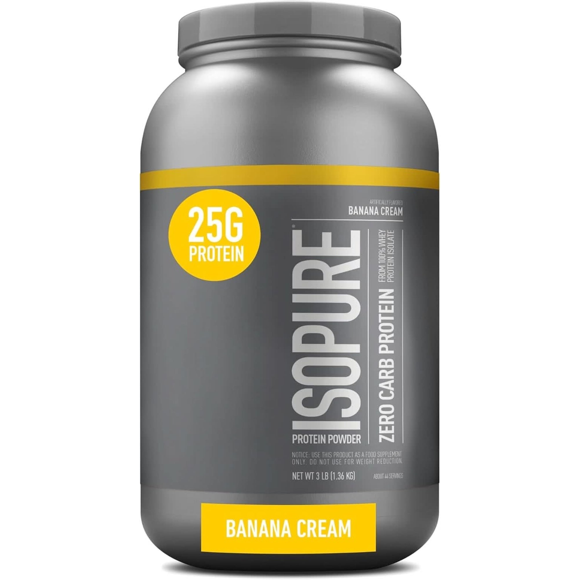 Isopure Protein Powder, Whey Isolate with Vitamin C & Zinc for Immune Support, 25G Protein, Low Carb & Keto Friendly, Flavor: Dutch Chocolate, 62 Servings, 4.5 Pounds (Packaging May Vary)