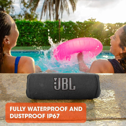 JBL Flip 6 - Portable Bluetooth Speaker, Powerful Sound and Deep Bass, IPX7 Waterproof, 12 Hours of Playtime, JBL Partyboost for Multiple Speaker Pairing for Home, Outdoor and Travel Black