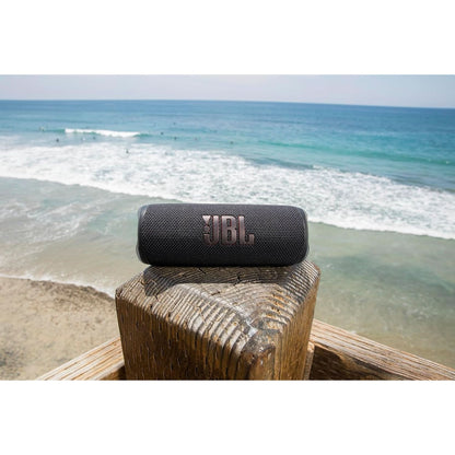 JBL Flip 6 - Portable Bluetooth Speaker, Powerful Sound and Deep Bass, IPX7 Waterproof, 12 Hours of Playtime, JBL Partyboost for Multiple Speaker Pairing for Home, Outdoor and Travel Black