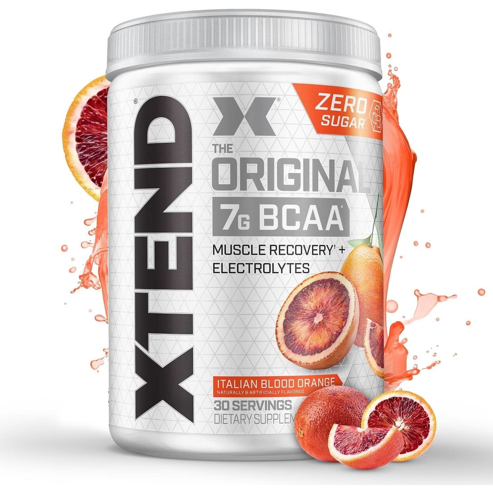 Xtend XTEND Original BCAA Powder 7G BCAA and 2.5G L-Glutamine, Sugar Free Post Workout Muscle Recovery Drink with Amino Acids for Men & Women, 30 Servings