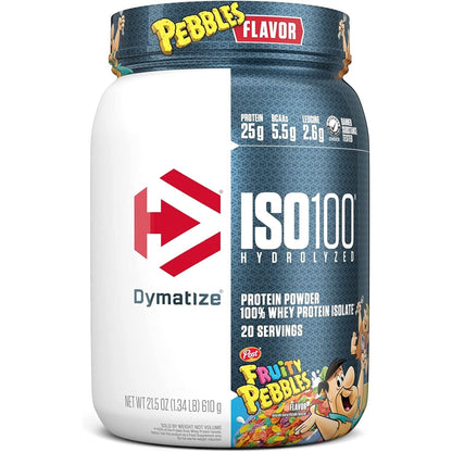 Dymatize ISO 100 Whey Protein Powder with 25G of Hydrolyzed 100% Whey Isolate, Gluten Free, Fast Digesting, Gourmet, 3 Pound, Vanilla, 3 Pound, 48 Oz