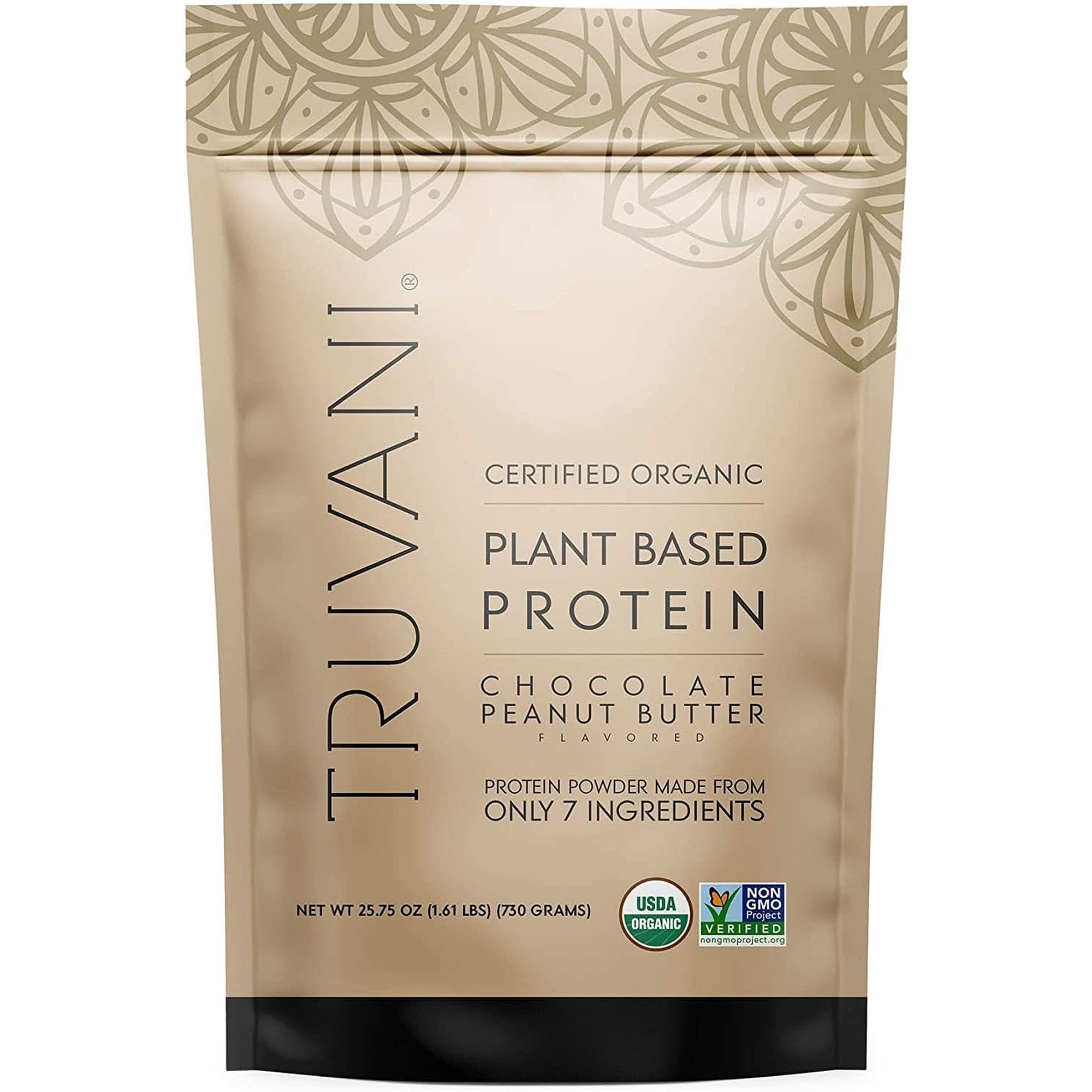 Truvani Pea Protein Powder, Vanilla, 20.9Oz, 1Pk, 20 Servings