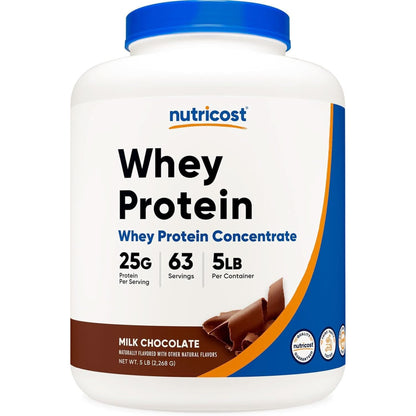 Nutricost Whey Protein Powder, Unflavored, 5 Pounds - from Whey Protein Concentrate