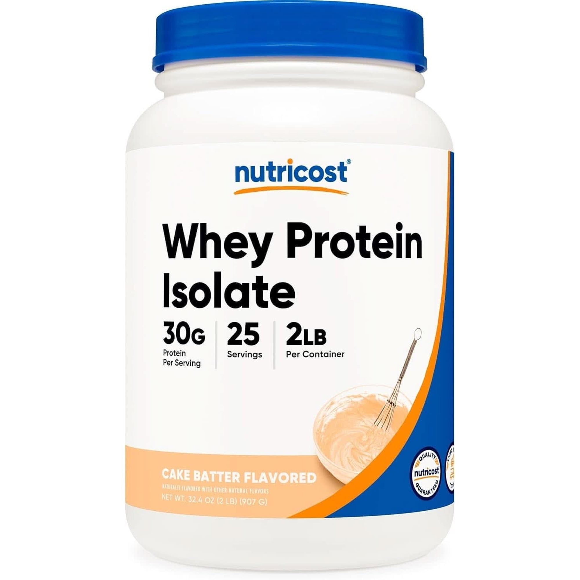 Nutricost Isolate Whey Protein Powder, Vanilla, 5 Pounds