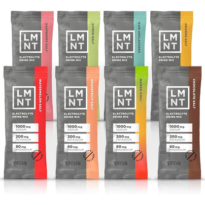 LMNT Zero Sugar Electrolytes - Sample Pack | Drink Mix | 8-Count