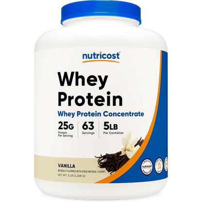 Nutricost Whey Protein Powder, Unflavored, 5 Pounds - from Whey Protein Concentrate