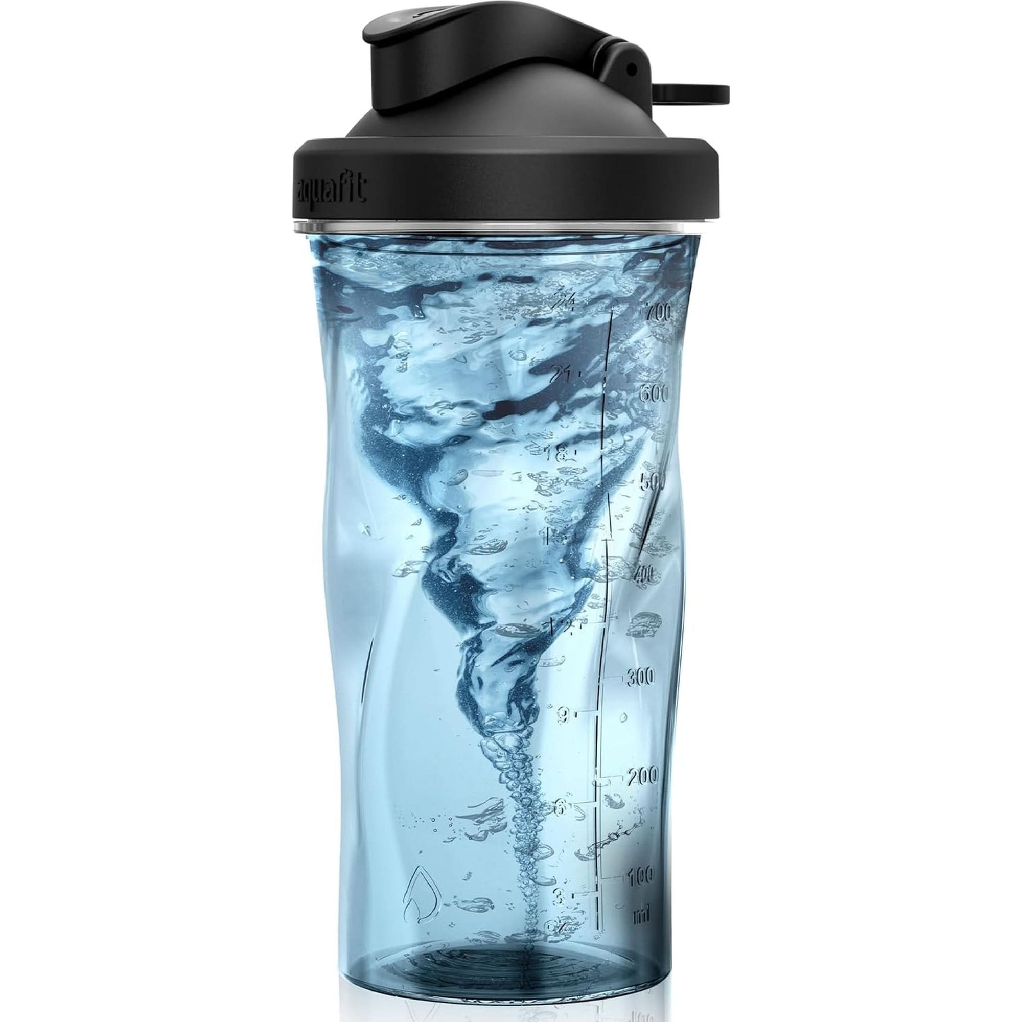 AQUAFIT Protein Shaker Bottle - Shaker Cups for Protein Shakes - Shaker Bottles for Protein Mixes, Protein Shaker Cup Bottle, Workout Shaker Bottle, Protein Shake Bottle, Mixer Bottle All-Black