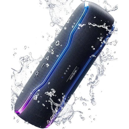 Portable Bluetooth Speaker, IPX7 Waterproof Wireless Speaker with Colorful Flashing Lights, 25W Super Bass 24H Playtime, 100Ft Range, TWS Pairing for Outdoor, Home, Party, Beach, Travel