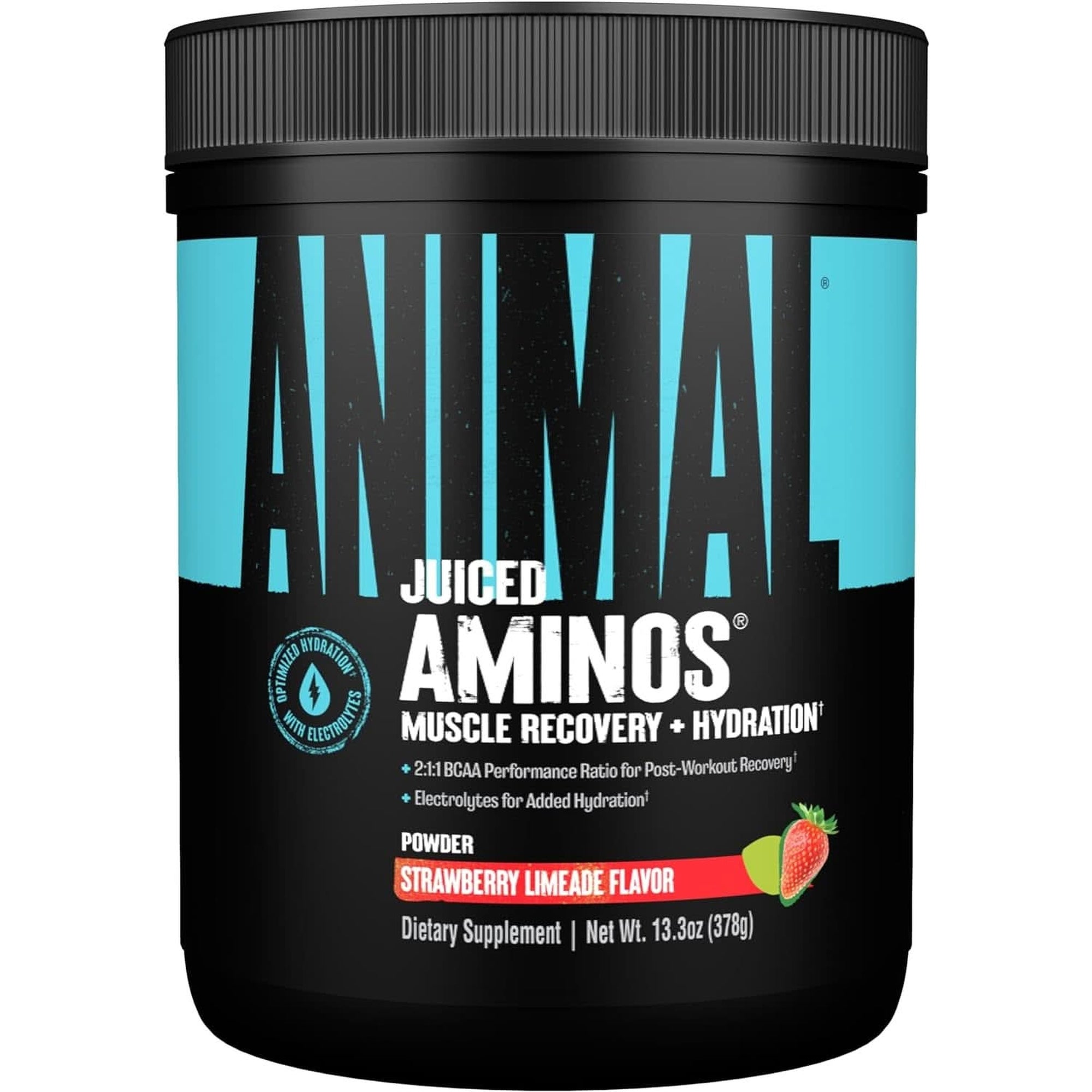 Animal Juiced Amino Acids - BCAA/EAA Matrix plus Hydration with Electrolytes and Sea Salt Anytime Recovery and Improved Performance - 30 Servings