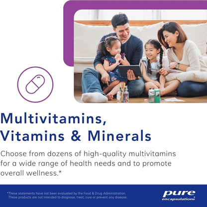 Pure Encapsulations O.N.E. Multivitamin - Once Daily Multivitamin with Antioxidant Complex Metafolin, Coq10, and Lutein to Support Vision, Cognitive Function, and Cellular Health* - 30 Capsules