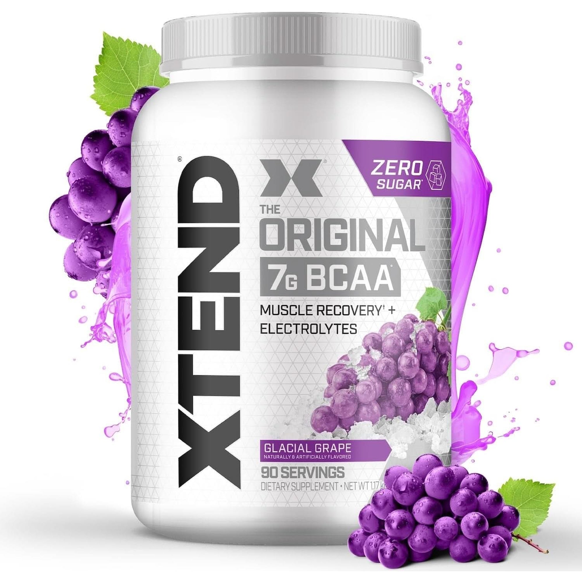 Xtend XTEND Original BCAA Powder 7G BCAA and 2.5G L-Glutamine, Sugar Free Post Workout Muscle Recovery Drink with Amino Acids for Men & Women, 30 Servings