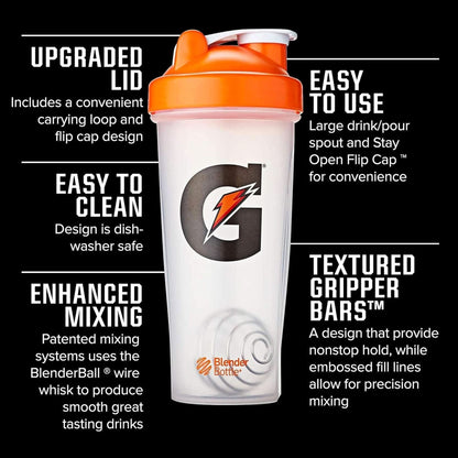 Gatorade Shaker Bottle for Gym , 28 Ounce, Plastic