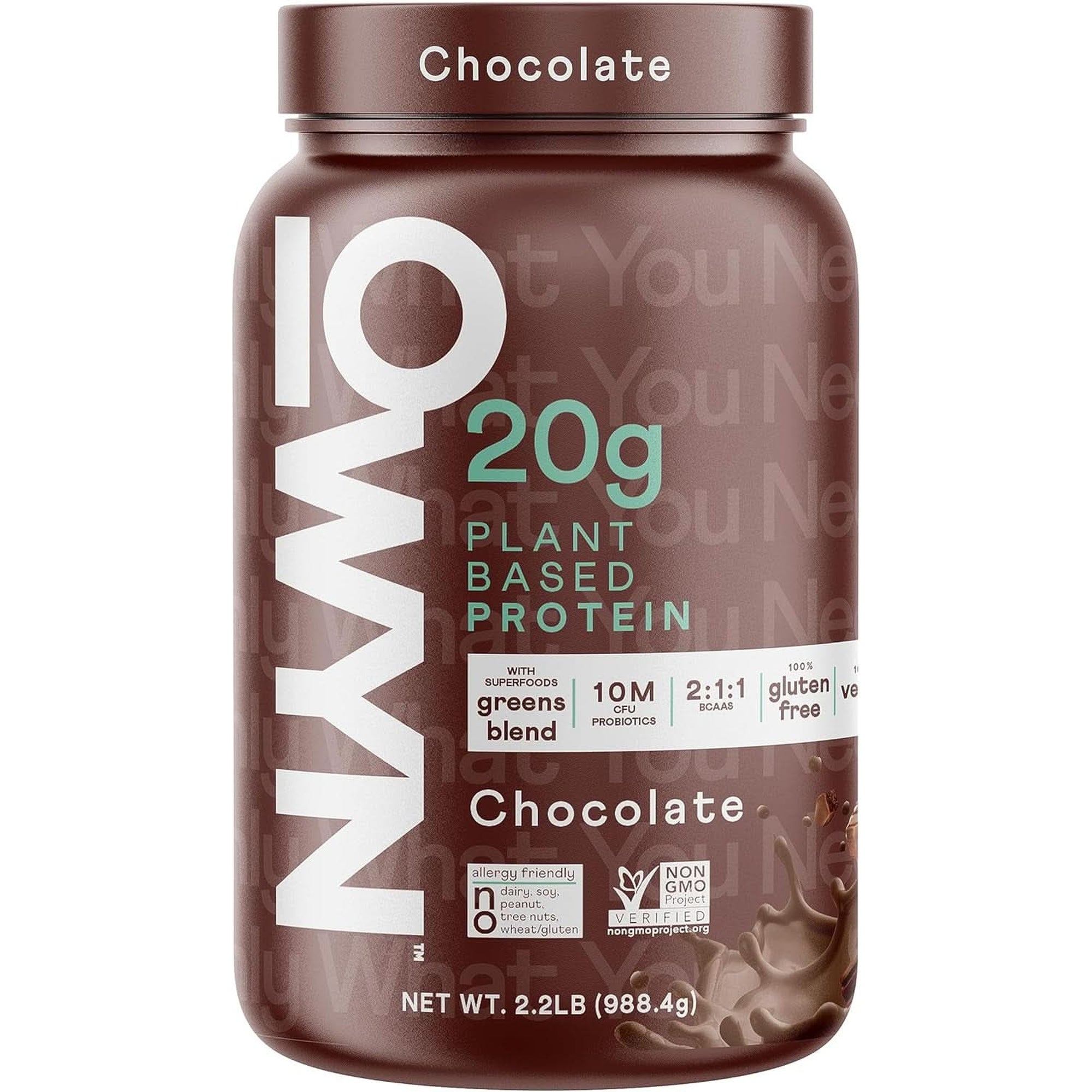 OWYN Only What You Need Pro Elite Vegan 30G Plant-Based High Protein Powder, Zero Sugar (Dark Chocolate, 2.9 Lbs)