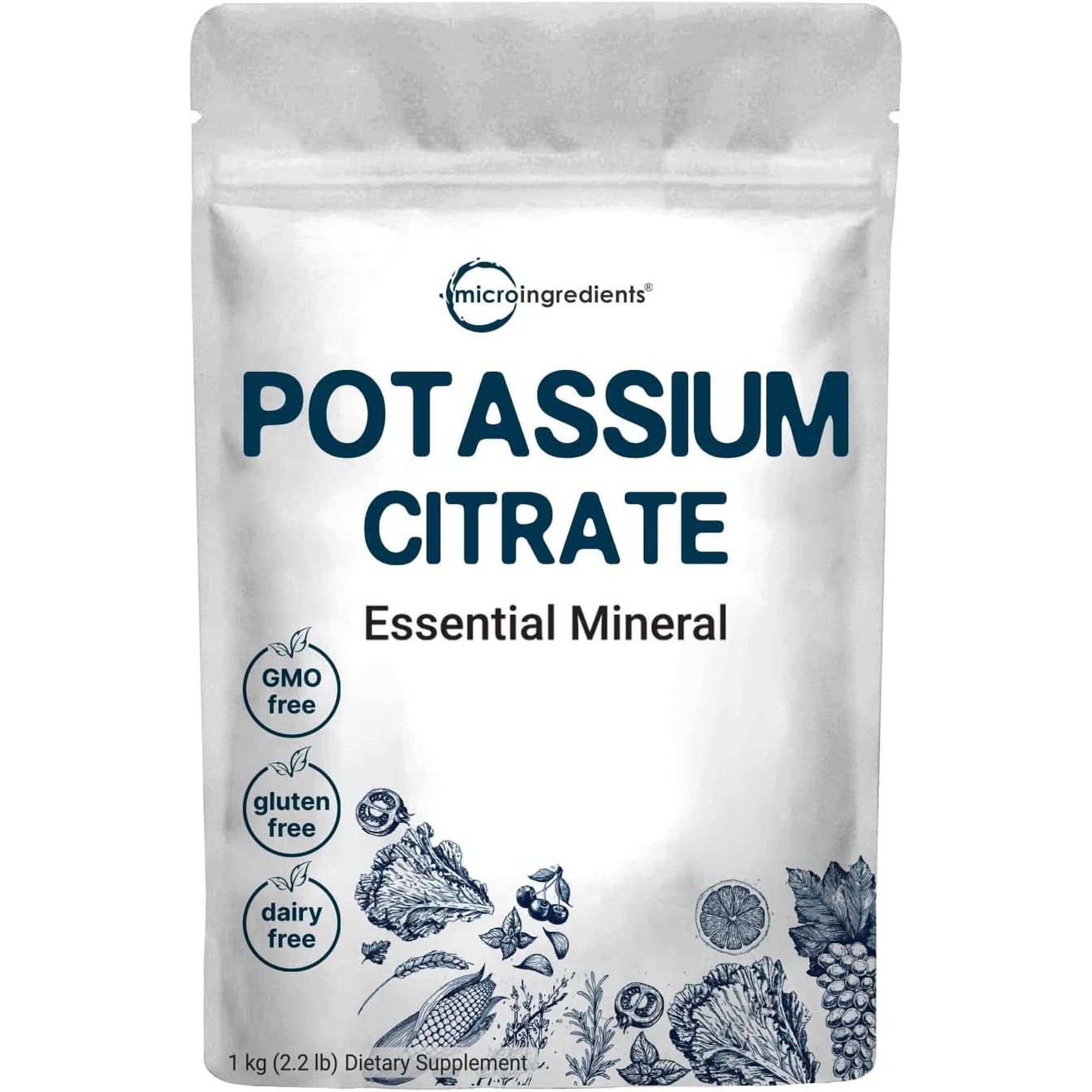 Micro Ingredients Hydration Electrolyte Powder, 2Lbs (139 Servings), Keto & No Sugar - High Potassium (1000Mg) with Lemon Raspberry Flavored - Made with Real Lemon Juice & Coconut Water - Non-Gmo