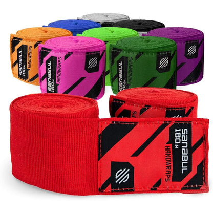 Sanabul Elastic 180 Inch Boxing Handwraps | Boxing Gloves Muay Thai MMA Boxing Hand Wraps