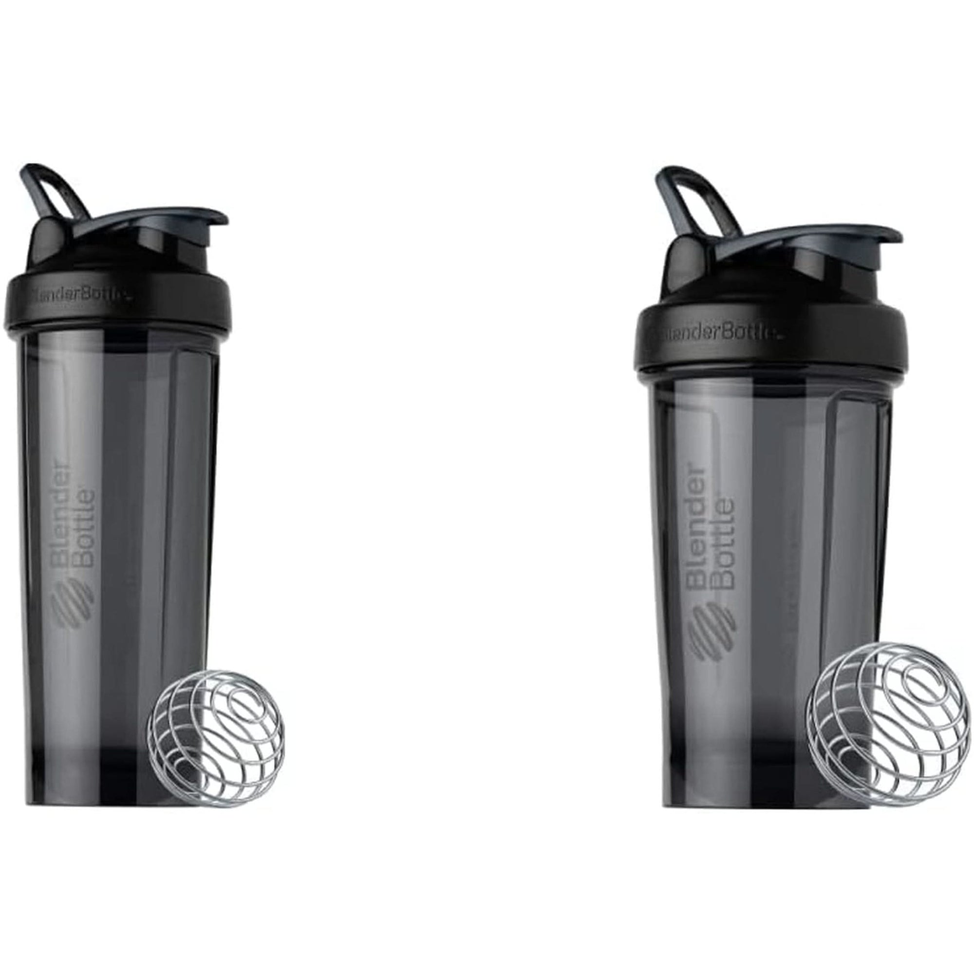 Blenderbottle Shaker Bottle Pro Series Perfect for Protein Shakes and Pre Workout, 24-Ounce, Black/Clear