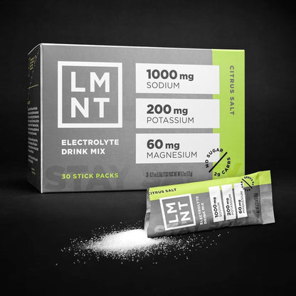 LMNT Zero Sugar Electrolytes - Citrus Salt | Drink Mix | 30-Count