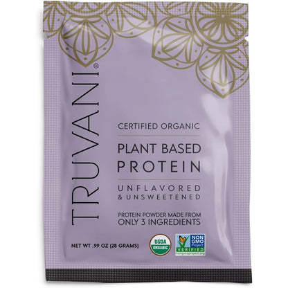 Truvani Pea Protein Powder, Vanilla, 20.9Oz, 1Pk, 20 Servings