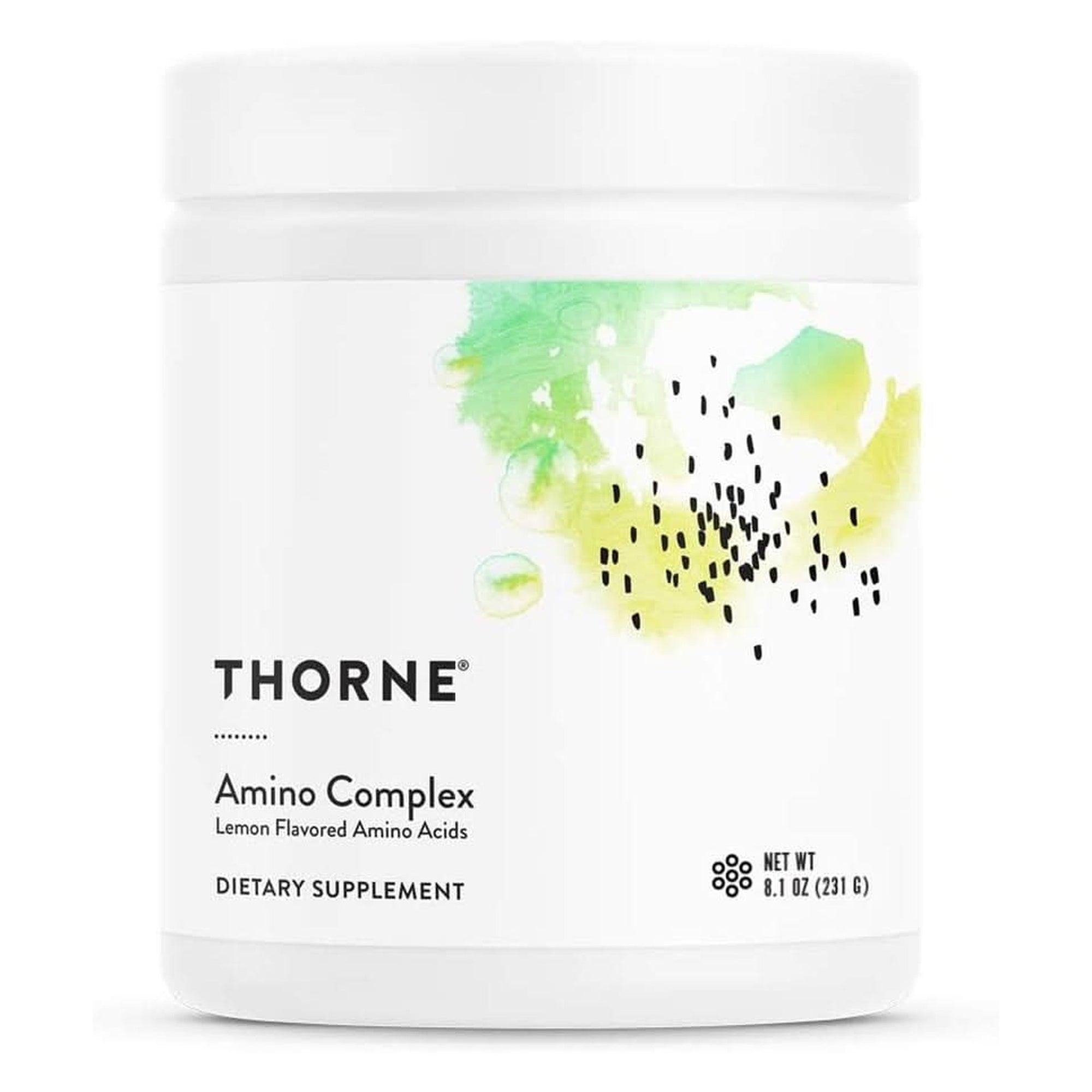 THORNE Amino Complex - Clinically-Validated EAA and BCAA Powder for Pre or Post-Workout - Promotes Lean Muscle Mass and Energy Production - NSF Certified for Sport - Lemon Flavor - 8 Oz - 30 Servings