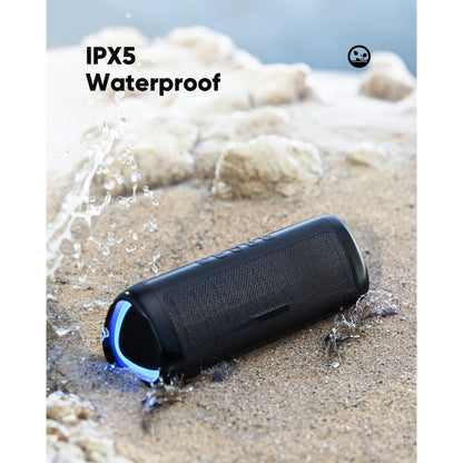 Bluetooth Speaker with HD Sound, Portable Wireless, IPX5 Waterproof, up to 20H Playtime, TWS Pairing, BT5.3, for Home/Party/Outdoor/Beach, Electronic Gadgets, Birthday Gift Black