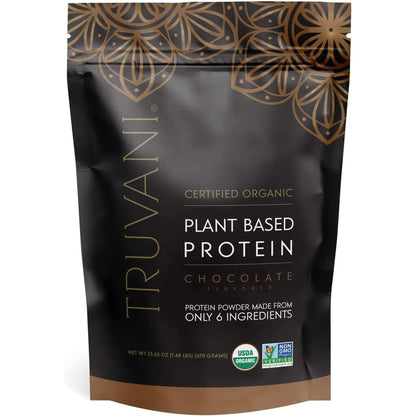 Truvani Pea Protein Powder, Vanilla, 20.9Oz, 1Pk, 20 Servings