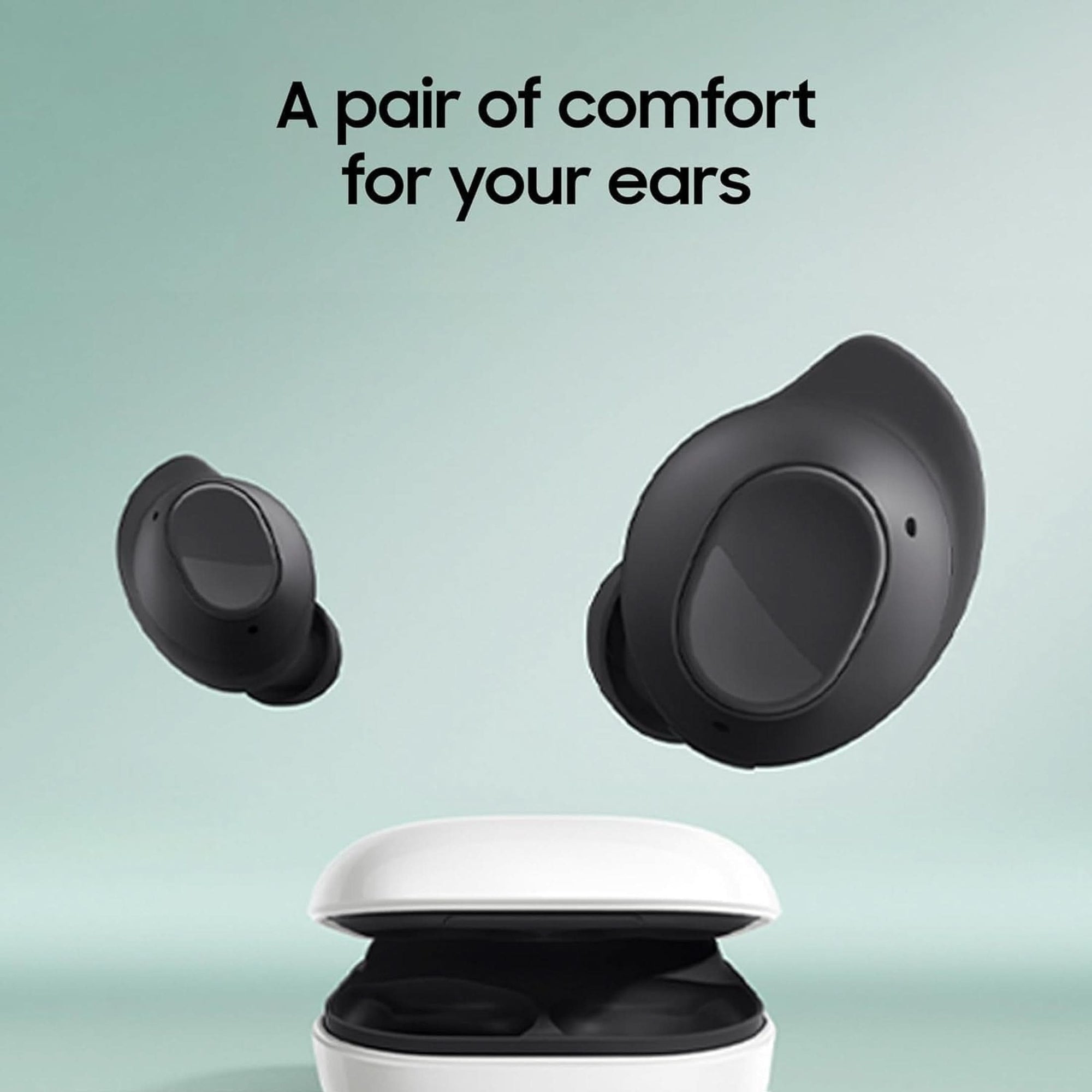 SAMSUNG Galaxy Buds Fan Edition Fe SM-R400, Active Noise-Cancelling, Wireless Bluetooth V5.2 Earbuds, Android 8.0 and up - Graphite