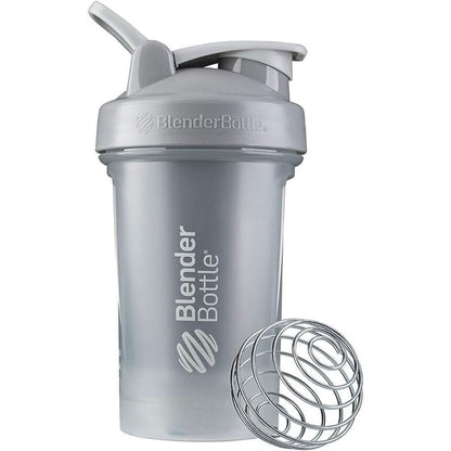 Blenderbottle Classic V2 Shaker Bottle Perfect for Protein Shakes and Pre Workout, 28-Ounce, Grey/Black, Black Shadow