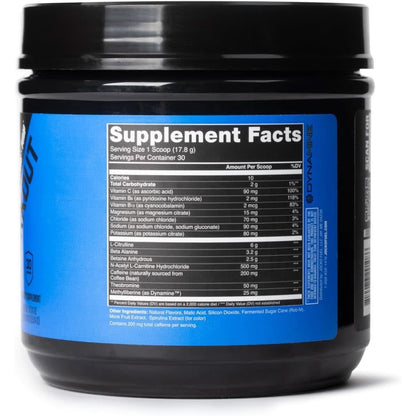 Jocko Fuel Ultimate Pre Workout Powder - Pre-Workout Energy Powder Drink for Men & Women - High Stim Sugar-Free Nootropic Blend to Support Muscle Pump, Energy, & Recovery 200Mg Caffeine Blue Raspberry