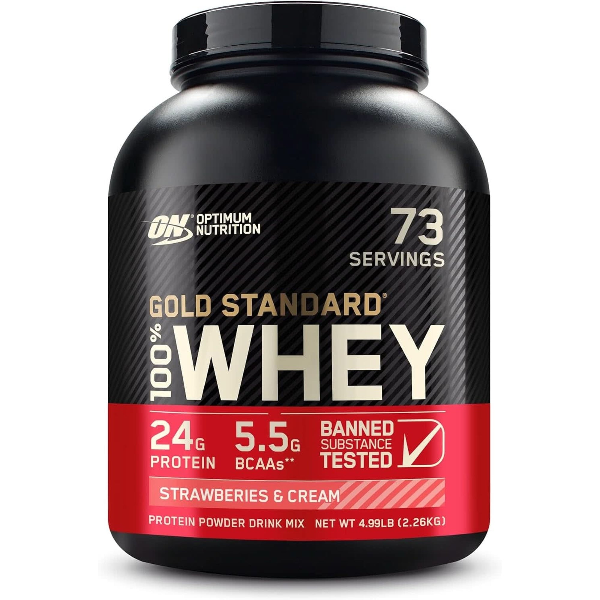 Optimum Nutrition Gold Standard 100% Whey Protein Powder, Double Rich Chocolate, 2 Pound (Packaging May Vary)