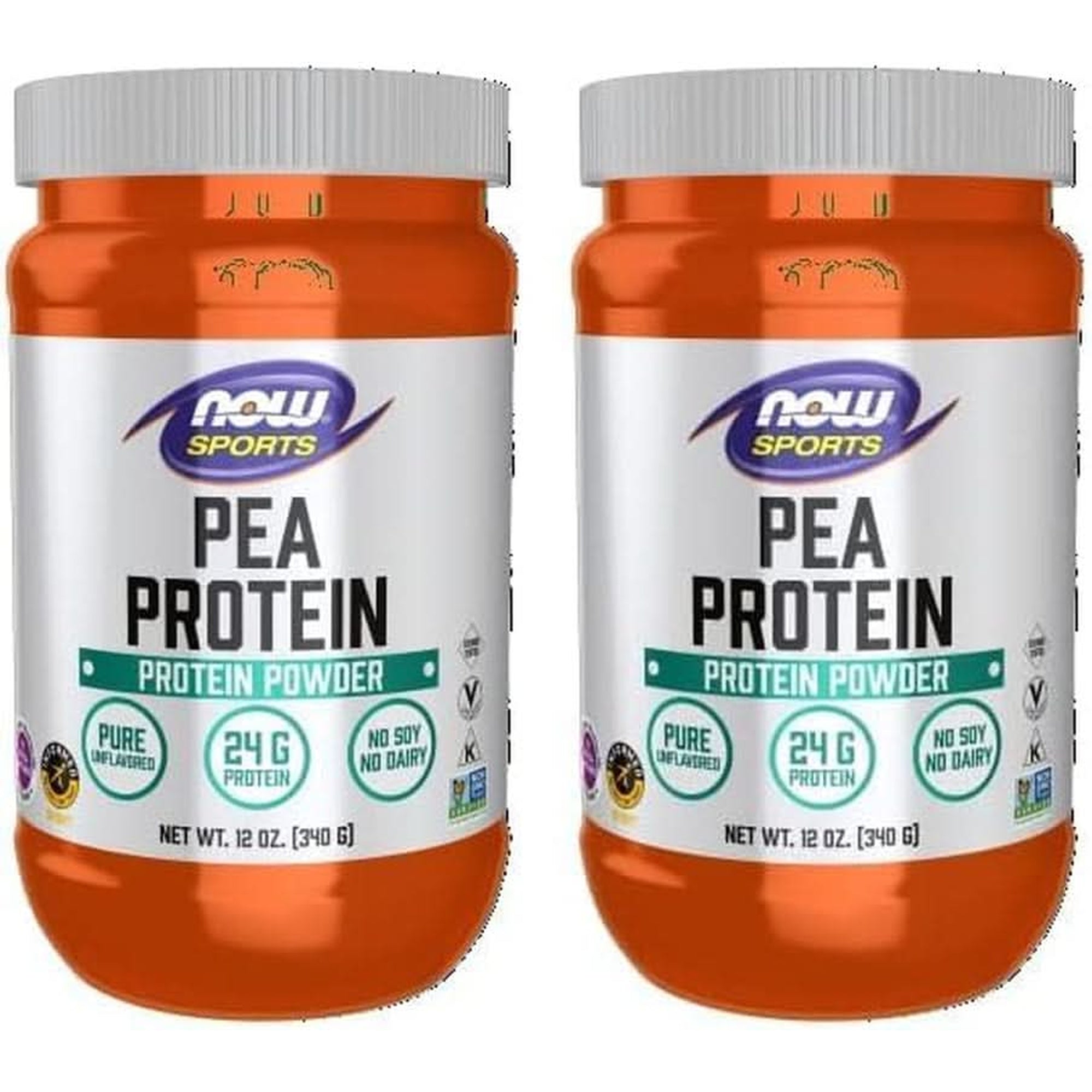 NOW Foods Sports Nutrition, Pea Protein 24 G, Fast Absorbing, Unflavored Powder, 7-Pound