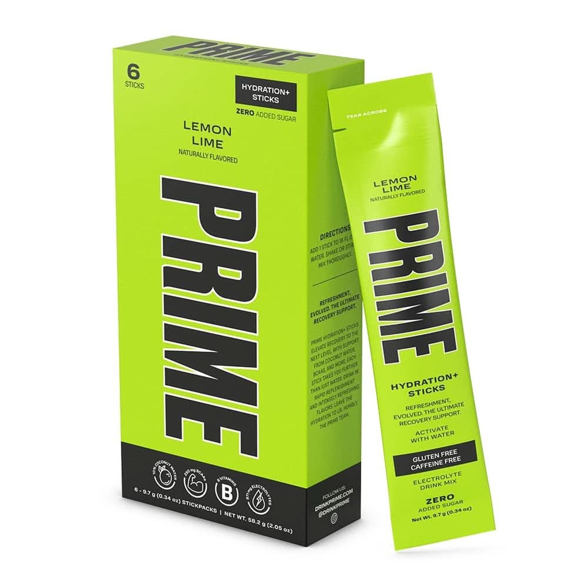 PRIME HYDRATION+ Sticks VARIETY PACK | Hydration Powder Single Serve Sticks | Electrolyte Powder on the Go | Low Sugar | Caffeine-Free | Vegan | 30 Sticks