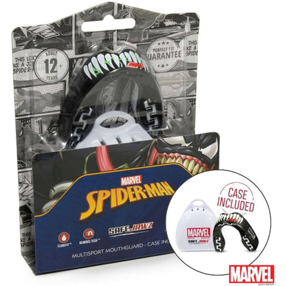 Marvel Venom Sports Mouthguard Dual Layer Premium Protection Adults Gum Shield with Case for Boxing, MMA, Rugby, Martial Arts, Judo and All Contact Sports