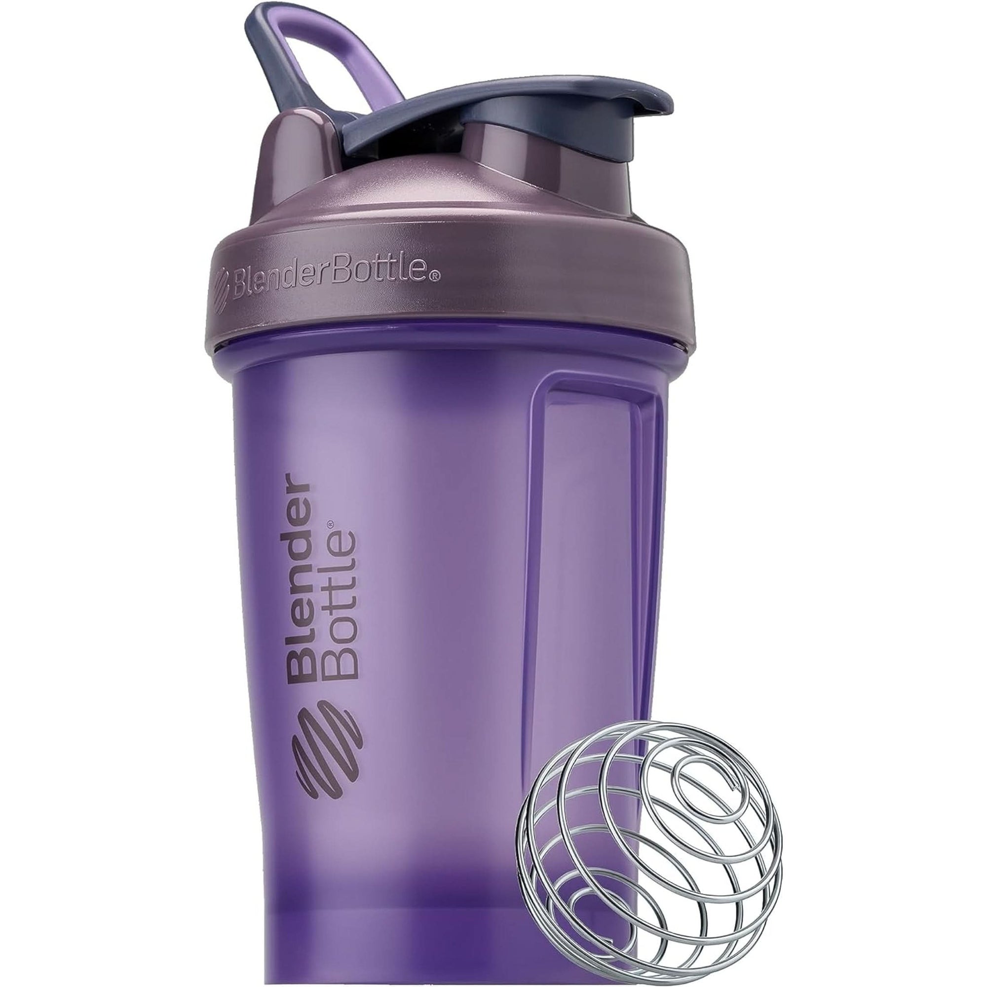 Blenderbottle Classic V2 Shaker Bottle Perfect for Protein Shakes and Pre Workout, 28-Ounce, Grey/Black, Black Shadow