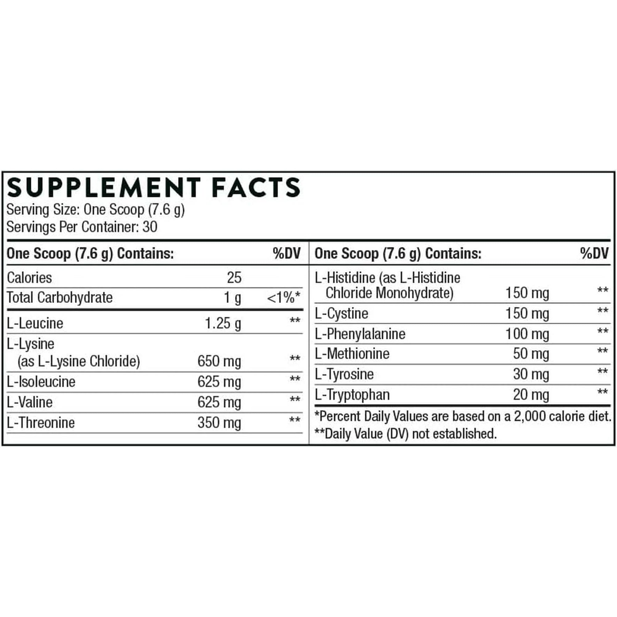 THORNE Amino Complex - Clinically-Validated EAA and BCAA Powder for Pre or Post-Workout - Promotes Lean Muscle Mass and Energy Production - NSF Certified for Sport - Berry Flavor - 8 Oz - 30 Servings