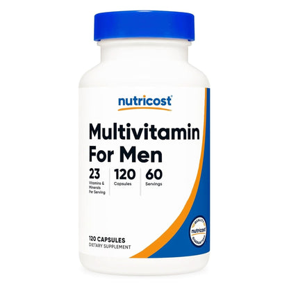 Nutricost Multivitamin for Men 120 Capsules - Vitamins and Minerals for the Healthy Man