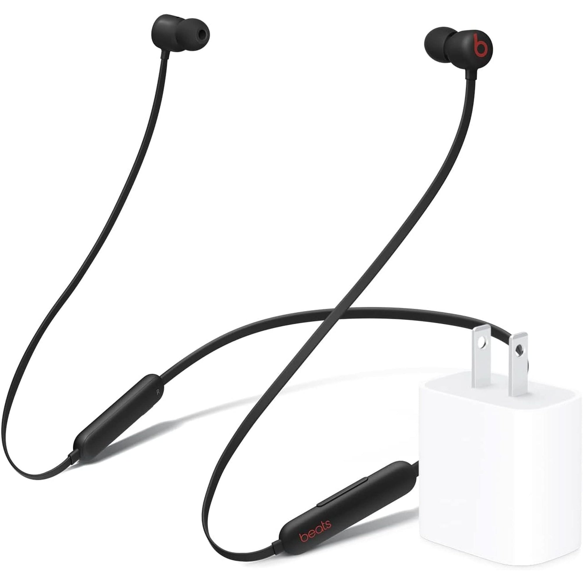 Beats Flex Wireless Earbuds - Apple W1 Headphone Chip, Magnetic Earphones, Class 1 Bluetooth, 12 Hours of Listening Time, Built-In Microphone - Smoke Gray