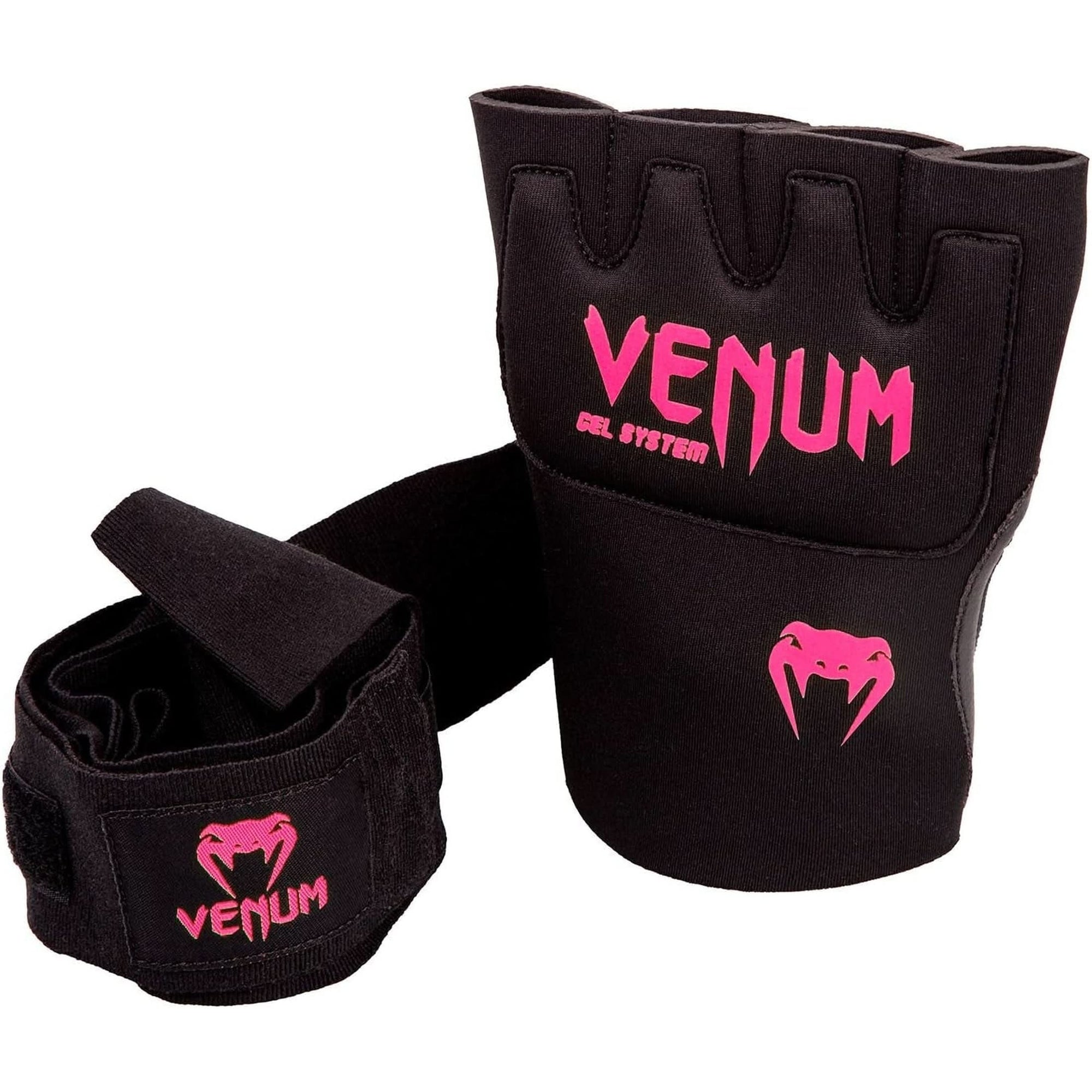 Venum "Kontact" Gel Glove Wraps, Black