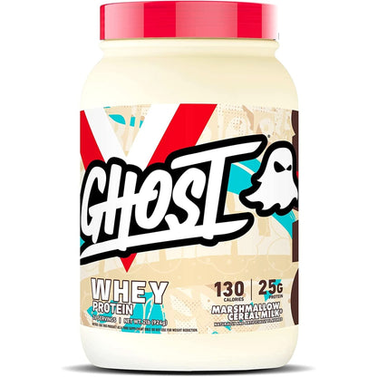 GHOST Whey Protein Powder, Chips Ahoy - 2LB Tub, 25G of Protein - Chocolate Chip Cookie Flavored Isolate, Concentrate & Hydrolyzed Whey Protein Blend