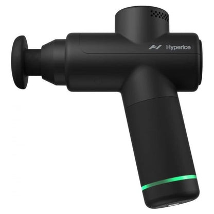 Hyperice Hypervolt Go 2 in Black - Featuring Quiet Glide Technology - Handheld Percussion Massage Gun | 3 Speeds, 2 Interchangeable Heads | Helps Relieve Sore Muscles and Stiffness | FSA-HSA Eligible