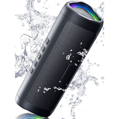 Bluetooth Speaker with HD Sound, Portable Wireless, IPX5 Waterproof, up to 20H Playtime, TWS Pairing, BT5.3, for Home/Party/Outdoor/Beach, Electronic Gadgets, Birthday Gift Black